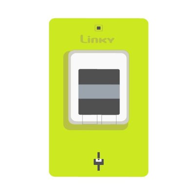illustration compteur communicant électrique dit intelligent dénommé LINKY